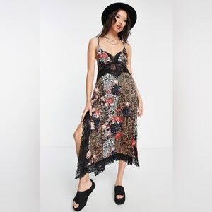Free People Right Now Slip Maxi Dress Size L
